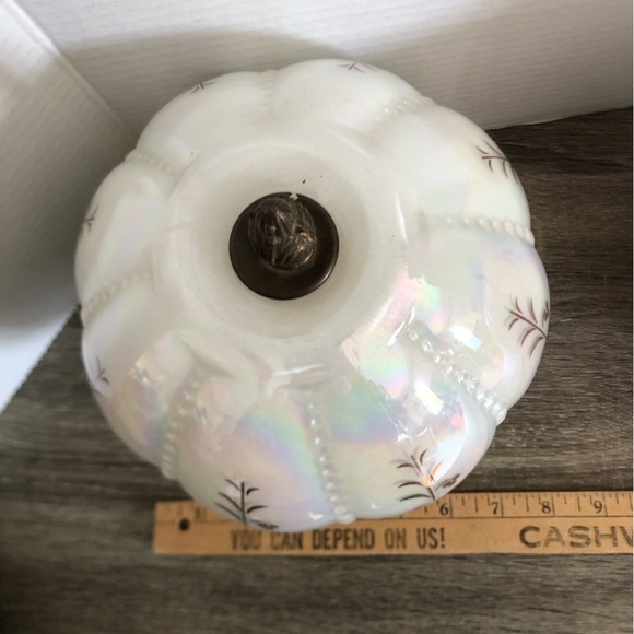 Vtg Pearlescent Globe Light Shades - Picture 15 of 16